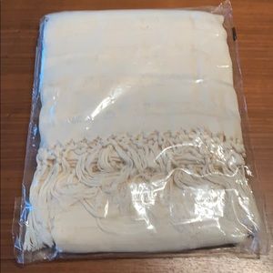 Tribe Alive Handwoven Ivory Scarf